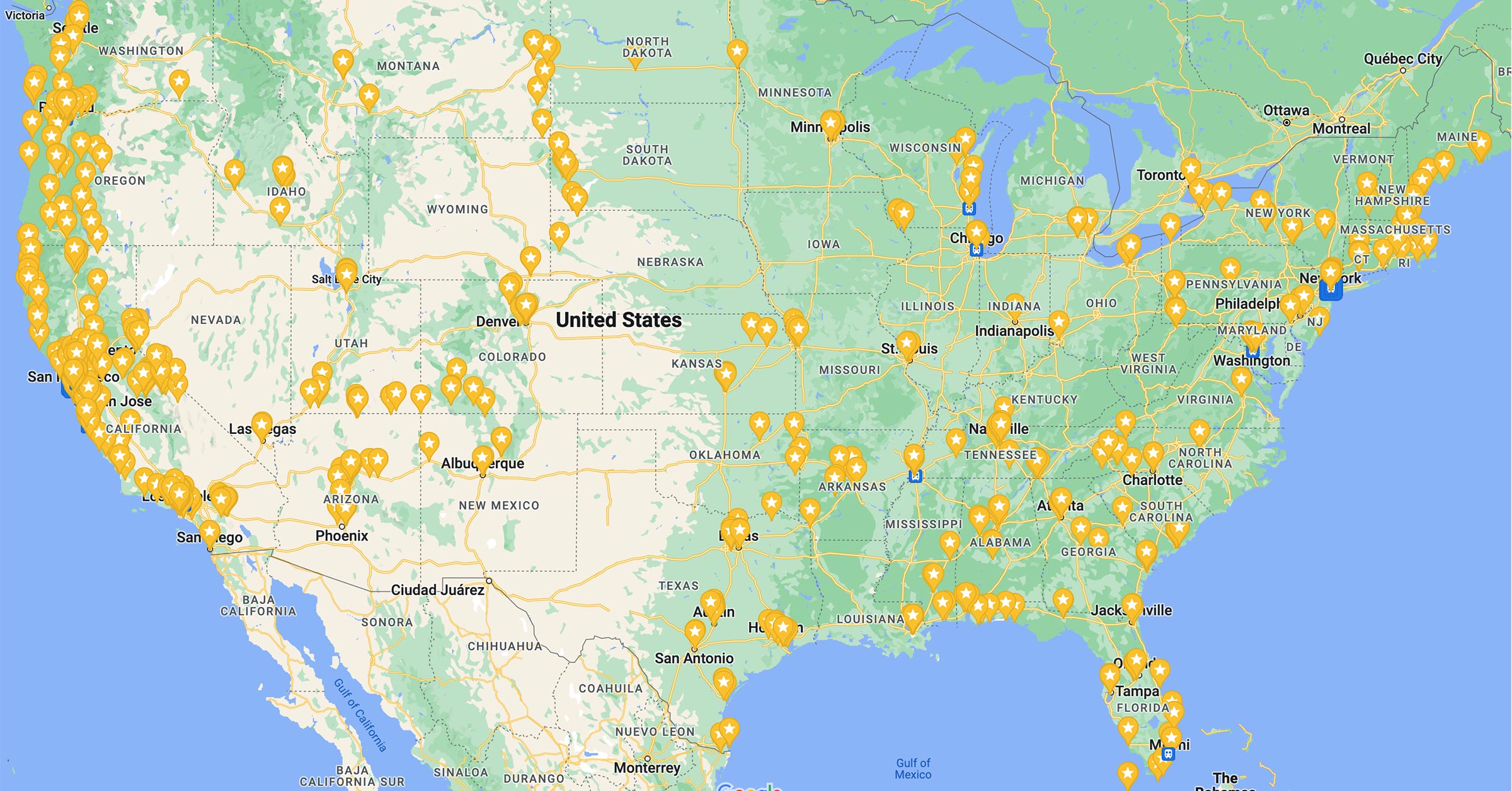 Visiting all 50 states