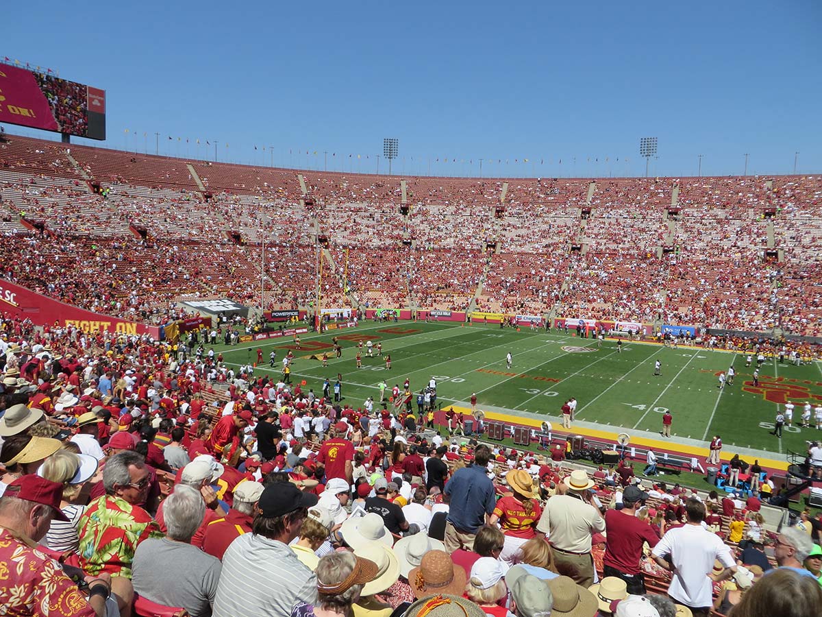 Boston College @ USC - LA Colliseum