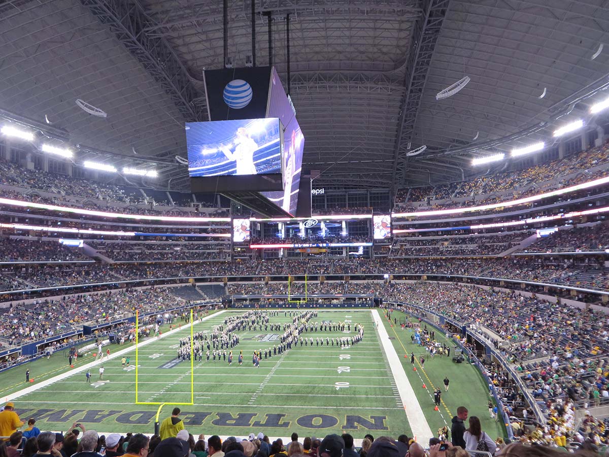 ASU vs Notre Dame - Cowboys Stadium (neutral venue)