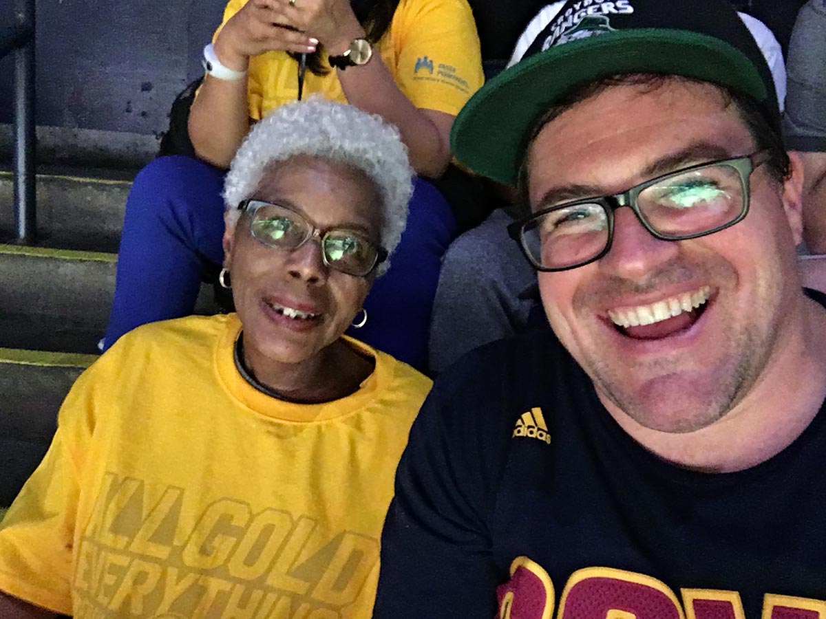 Flout company sponsorship of the Warriors and wear a Cavs jersey to Oracle for NBA Finals Game One. Yes, I travelled to Oakland *by myself* wearing enemy colours. One of the best nights out ever.