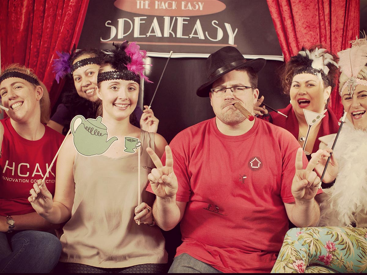 #HD13 - Classic Hack Day marketplace with the 'Speakeasy' Prohibition era theme. Place looked amazing, we even had a roulette wheel and fancy outfits!